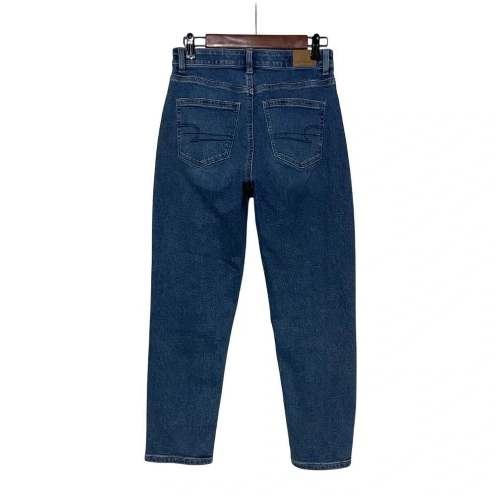 American Eagle Mom Jeans Womens 4 High Waisted Ankle Jeans